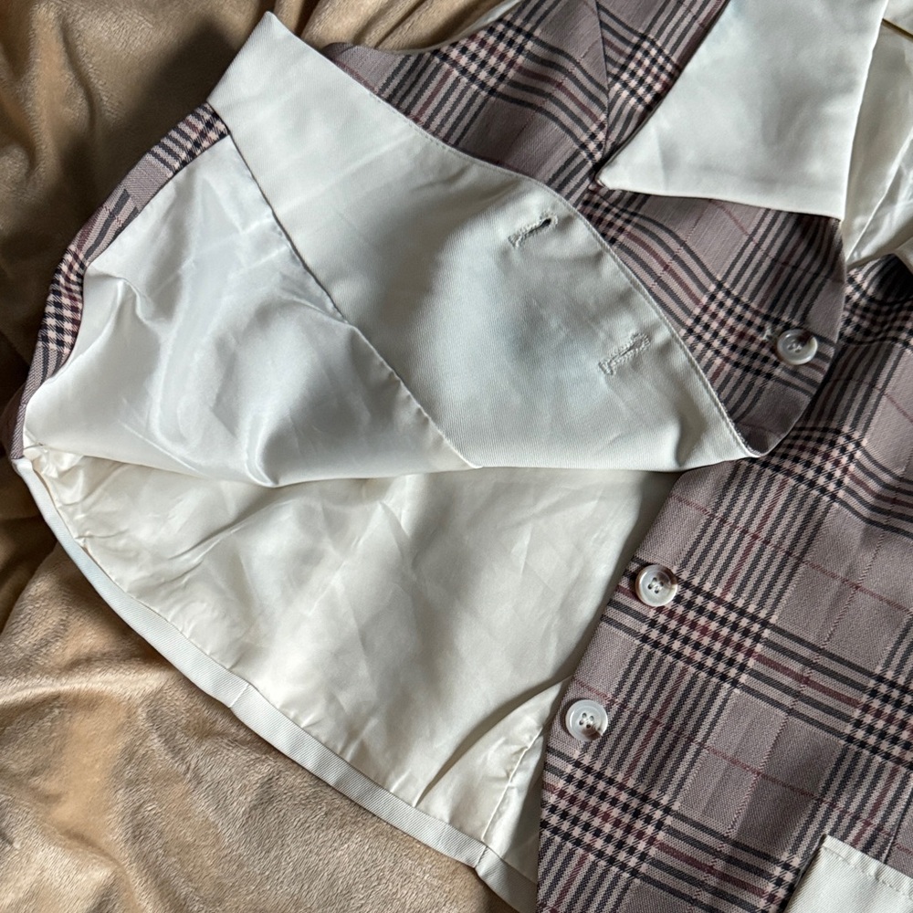 Plaid Sleeveless Women's Top - Picture 4 of 4
